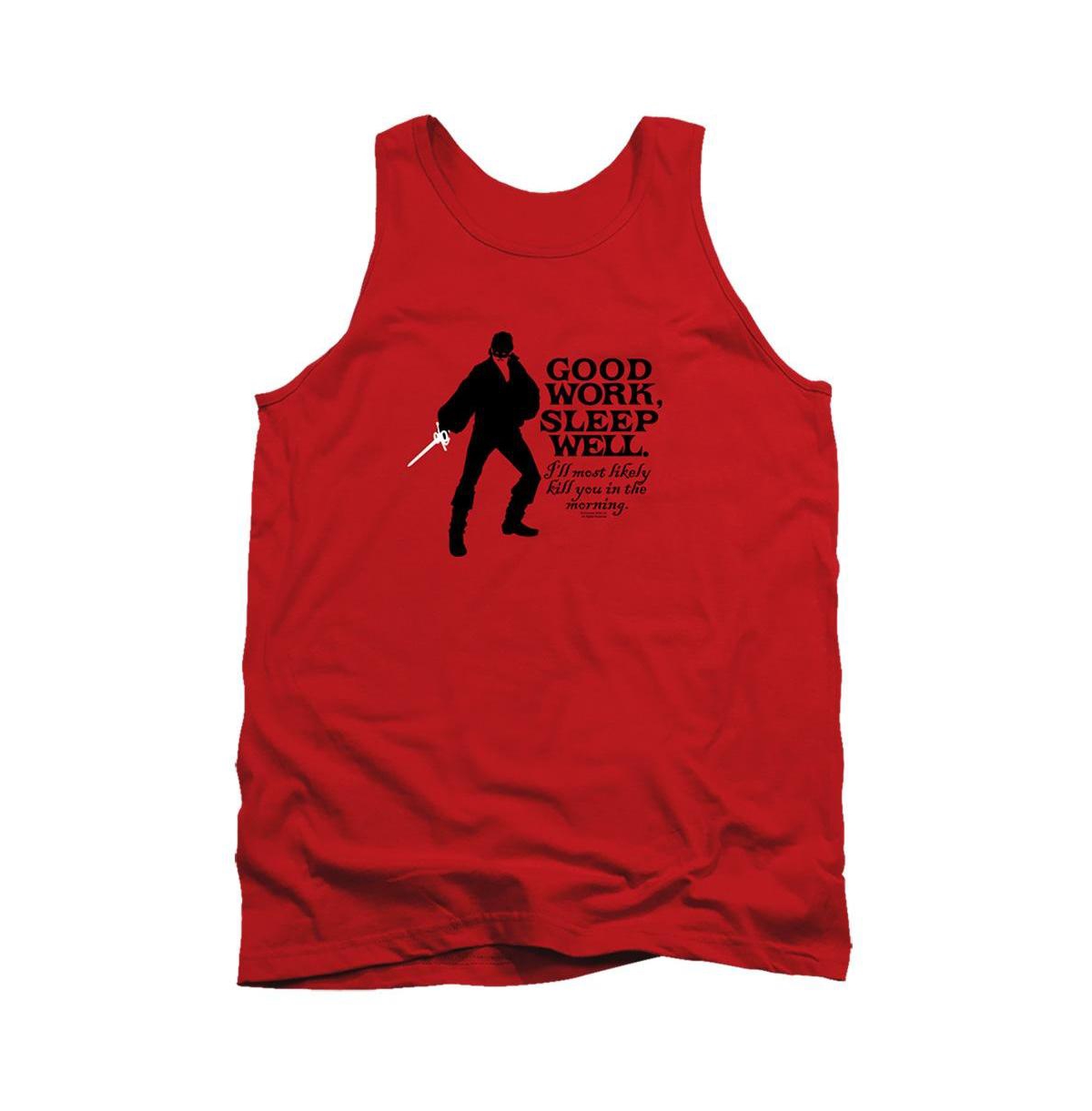 Mens Good Work Adult Tank - Red