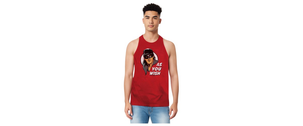 Mens As You Wish Adult Tank - Red