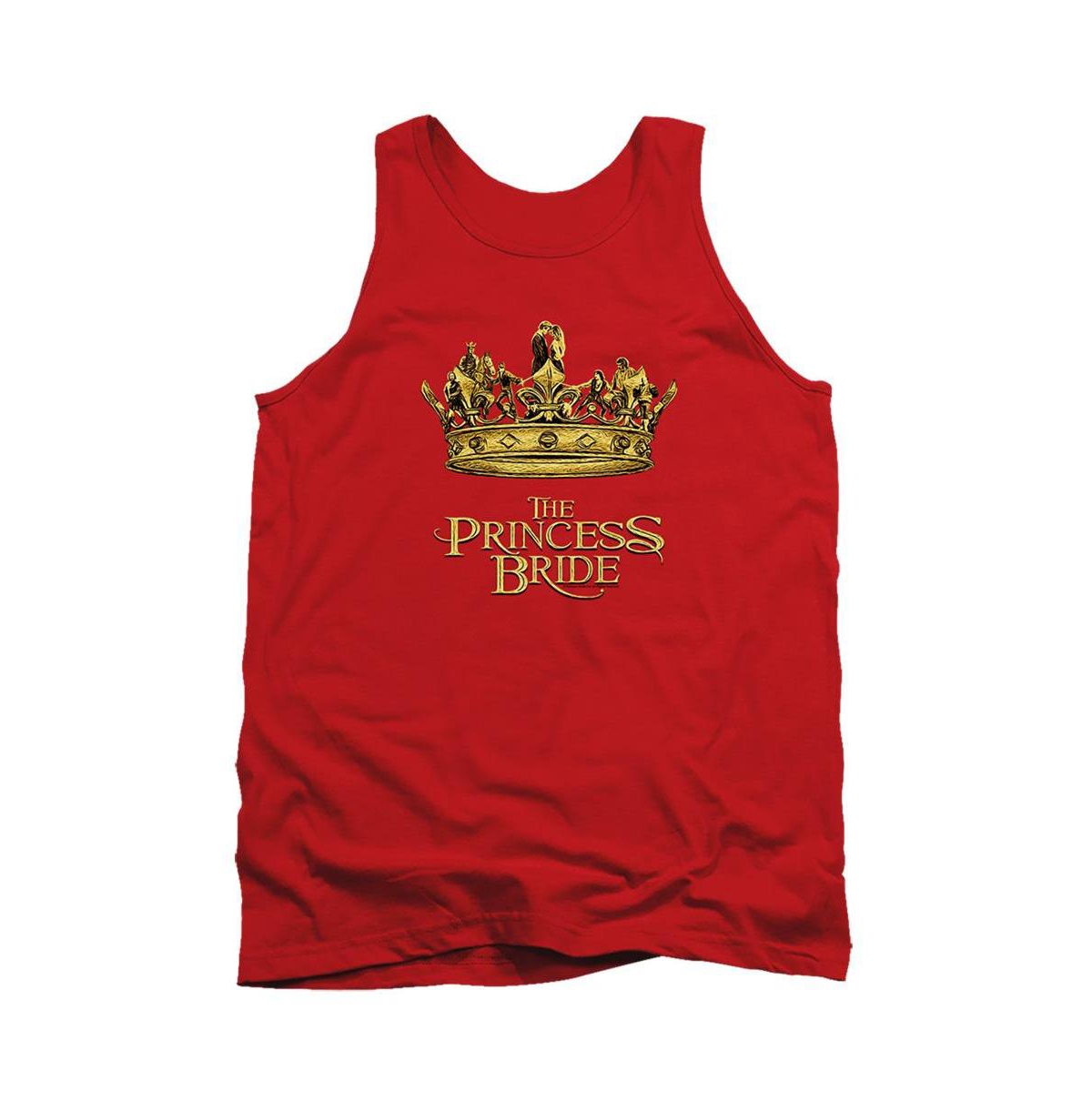 Mens Crown Adult Tank - Red