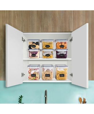 3 Pack (108oz/13.5cups) Airtight Food Storage Containers with Lids