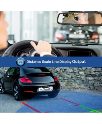 Car Camera & Rearview Mirror Display Kit, 4.3'' LCD, Waterproof Backup Camera