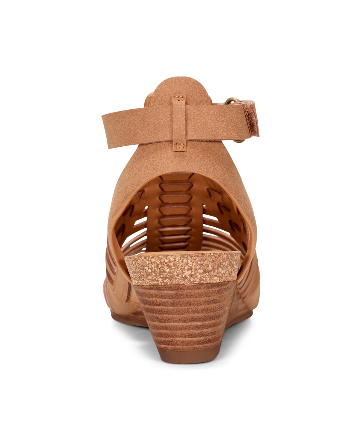 Shop Earth Women's Hattie Fisherman Wedge Sandals In Cognac