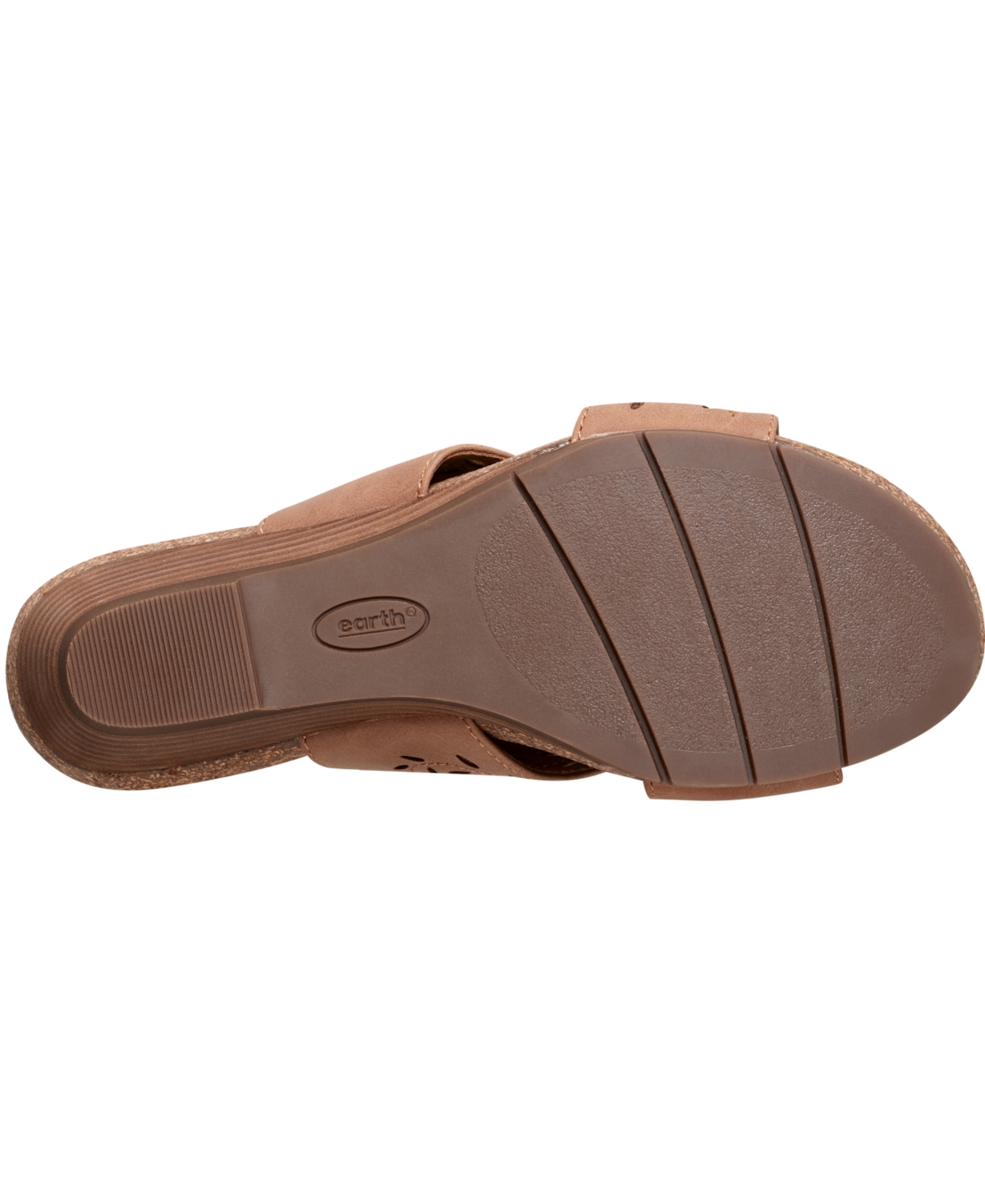 EARTH WOMEN'S HALIN CUTOUT SLINGBACK WEDGE SANDALS 