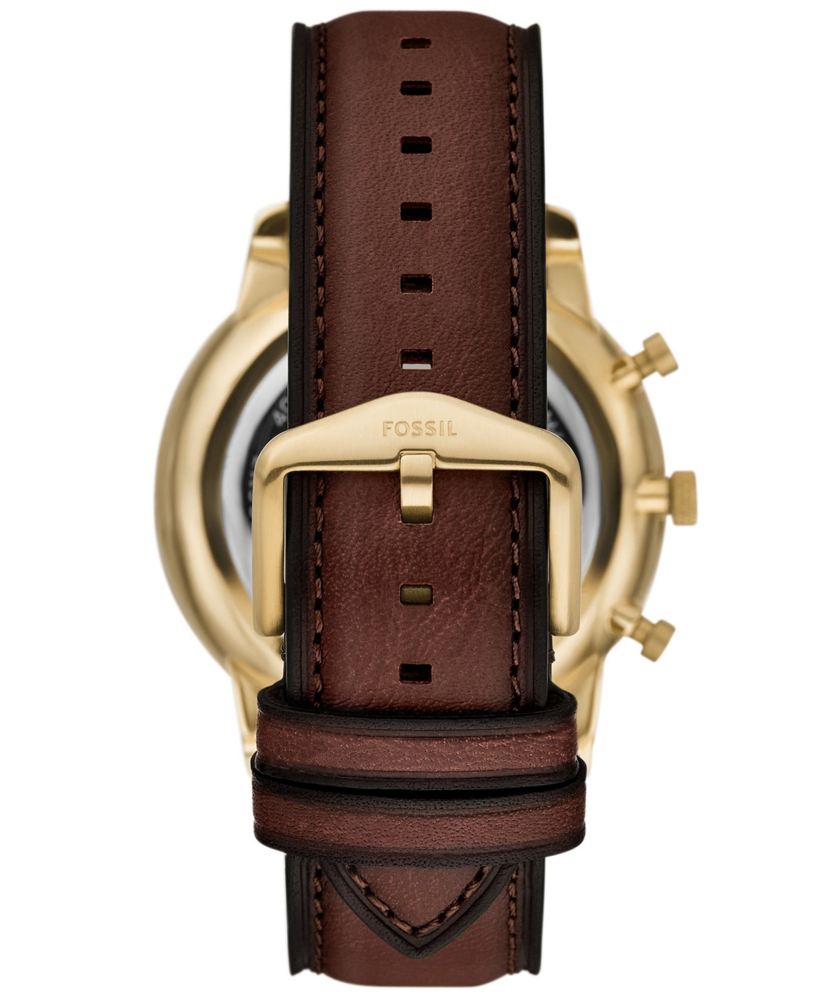 Fossil Men's Neutra Chronograph Brown Leather Watch, 44mm In Brown