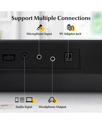 61-Key Electronic Keyboard Piano w/ 300 Rhythms 300 Timbres 50 Demo Songs