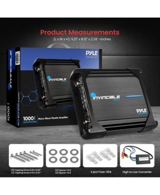 Mono-Block Mosfet Amplifier, 1000W Max, Invincible Series