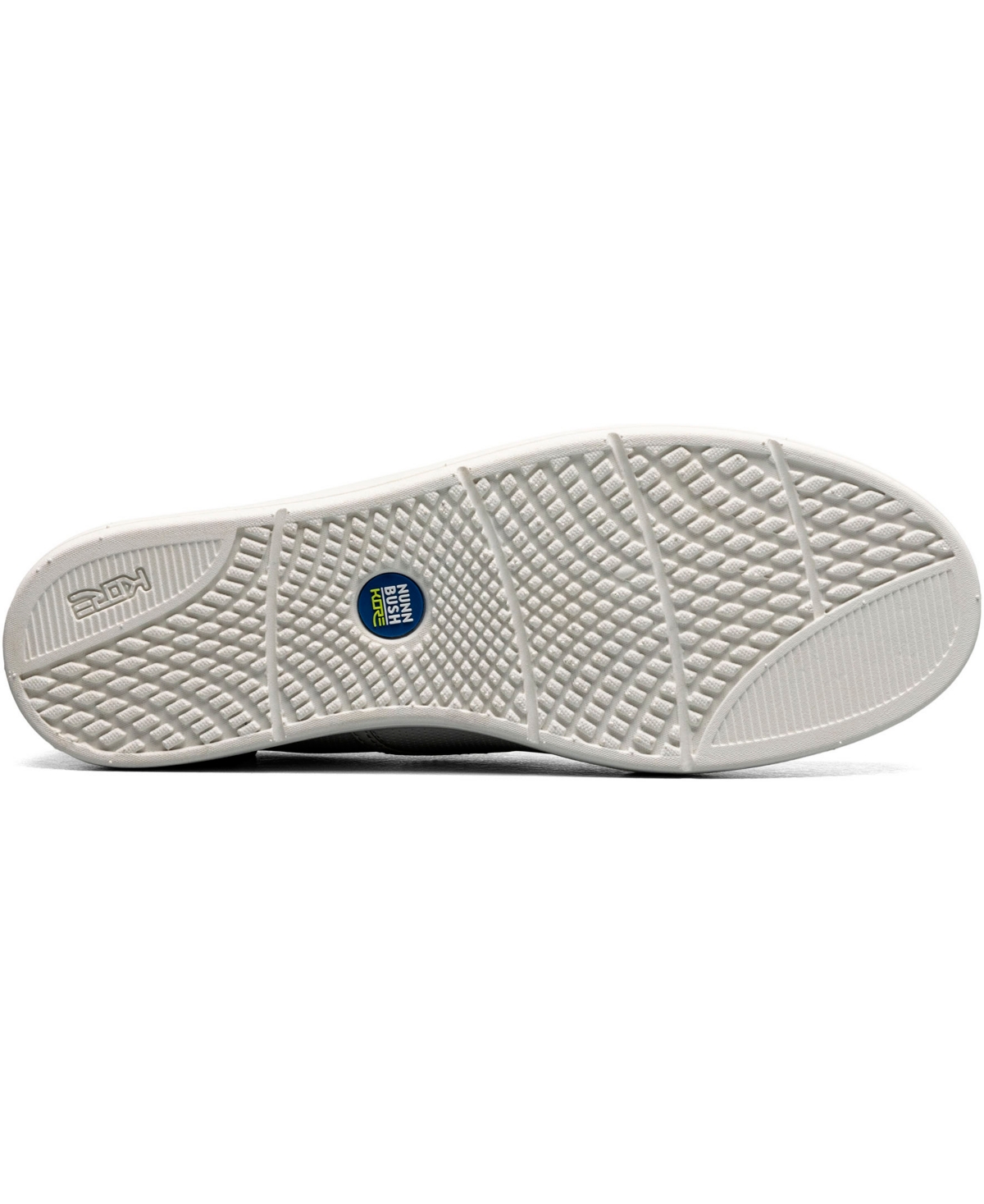 Nunn Bush Men's Kore City Walk Ez Moc Toe Slip On Sneaker In White