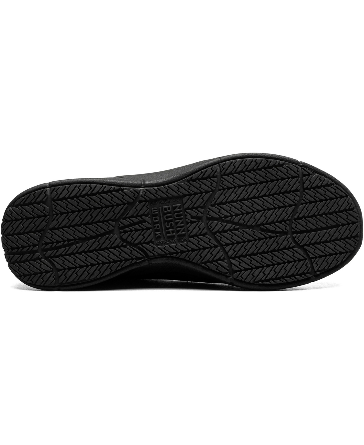 Nunn Bush Men's Grazie Work Splash Guard Slip On Shoe In Black
