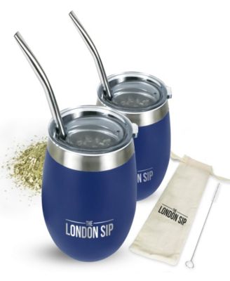 8 oz. Yerba Mate Cup Bombilla Straw