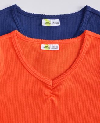 Big Girl Ruched V-Neck Top, Exclusively at Macy's