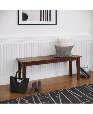 Simplicity Solid Wood 48" Classic Bench