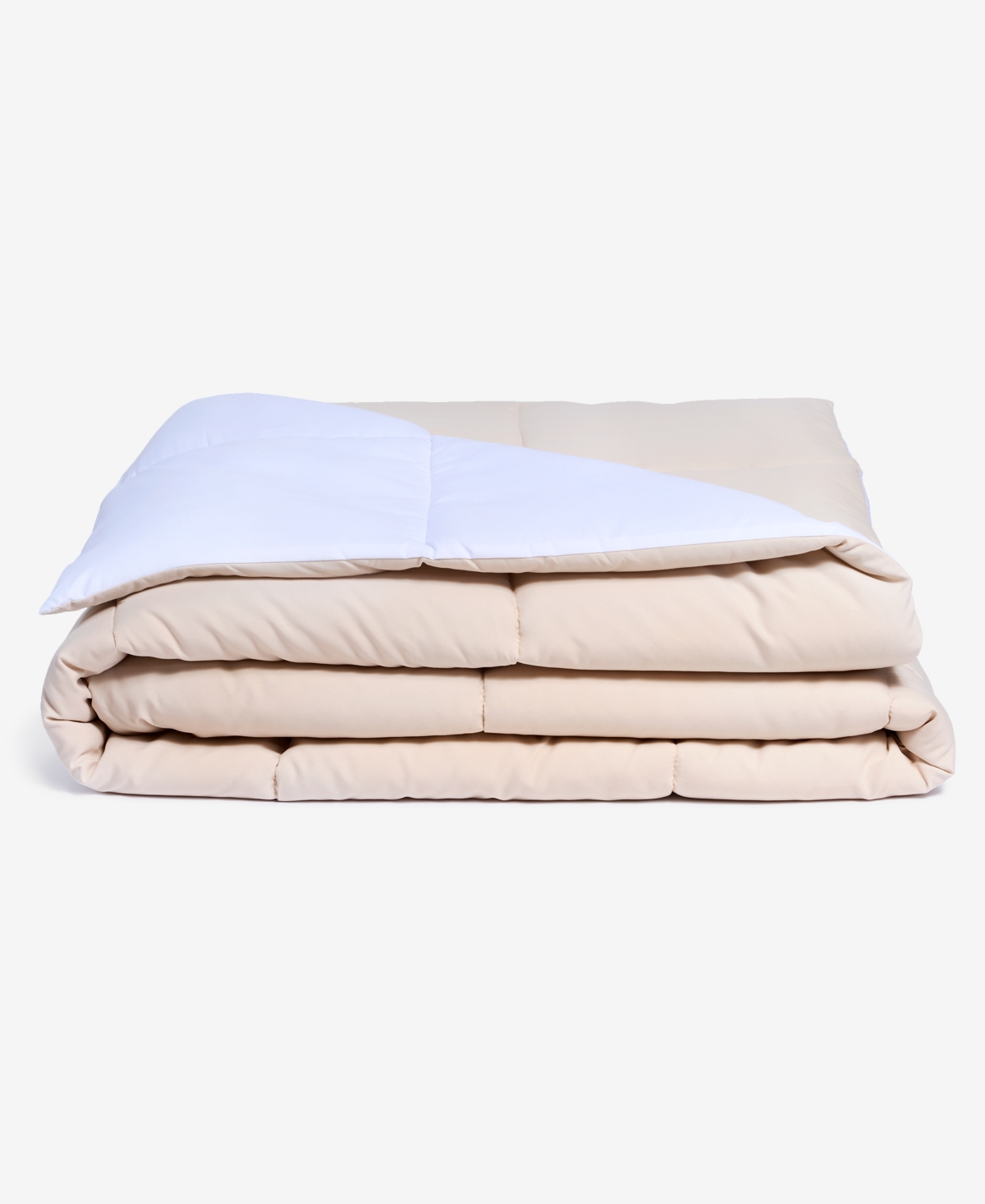 Arch Studio Microfiber Down Alternative Comforter, King, Exclusively At Macy's In Sand