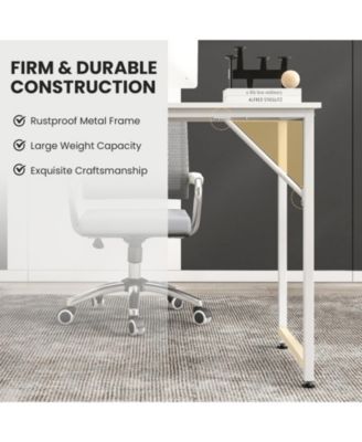 L Shaped Computer Desk and Writing Workstation for Home and Office