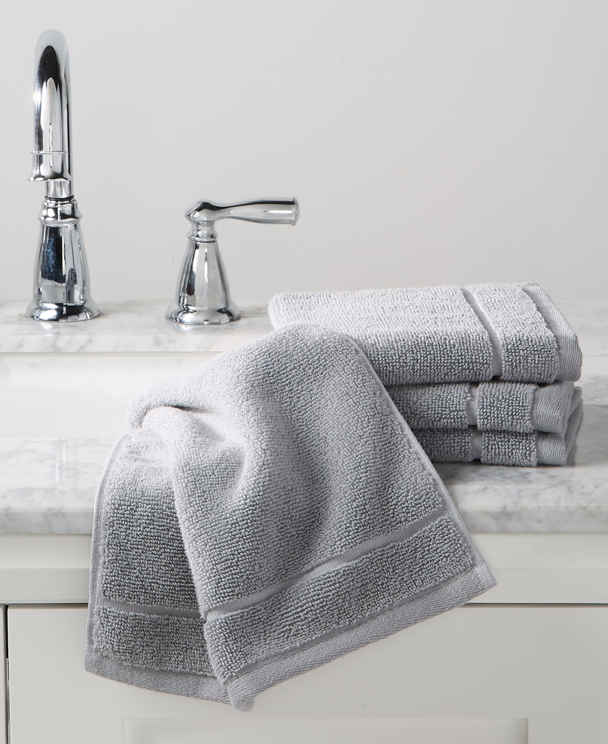 Arch Studio Quick Dry Bath Towel, 30" X 56", Exclusively At Macy's In Cloud