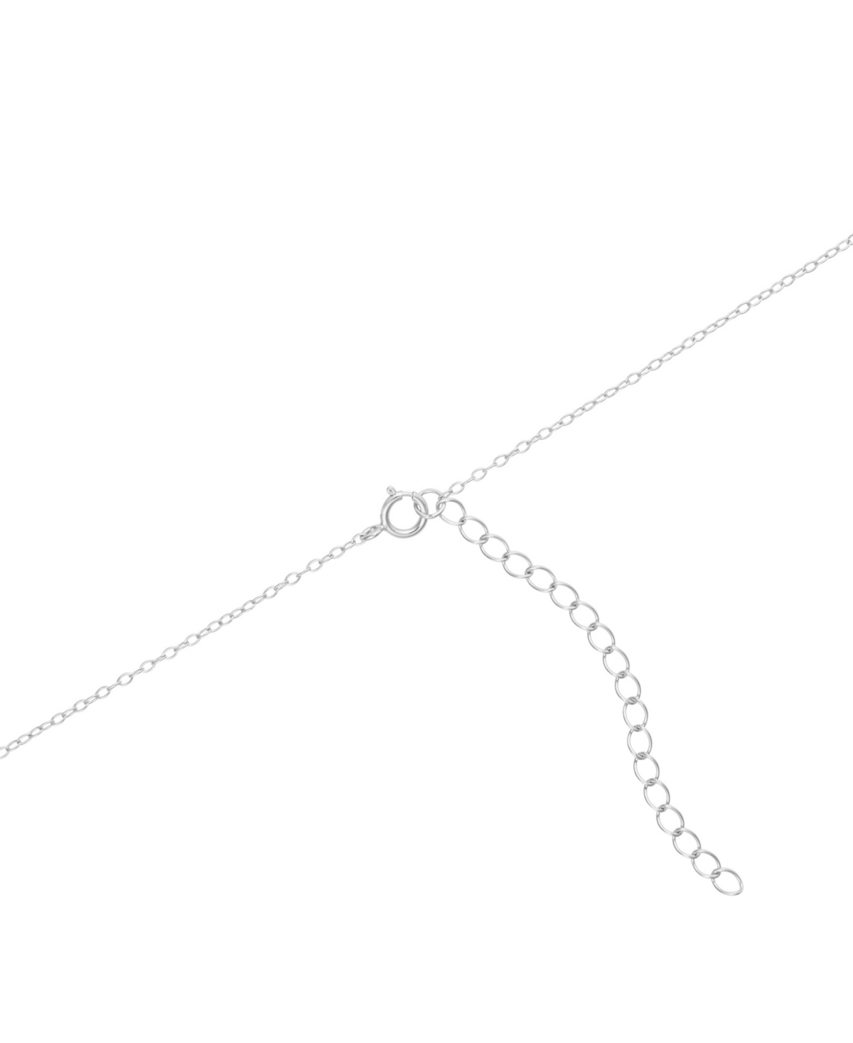 Macy's Cubic Zirconia Heart Pendant Necklace (1/3 Ct. T.w.) In Sterling Silver (also Available In 14k Gold In Silver