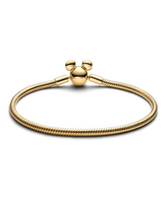 Disney Mickey Mouse Clasp Moments Snake Chain Bracelet