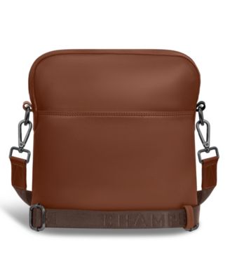 Onyx Leather Cross Body Bag