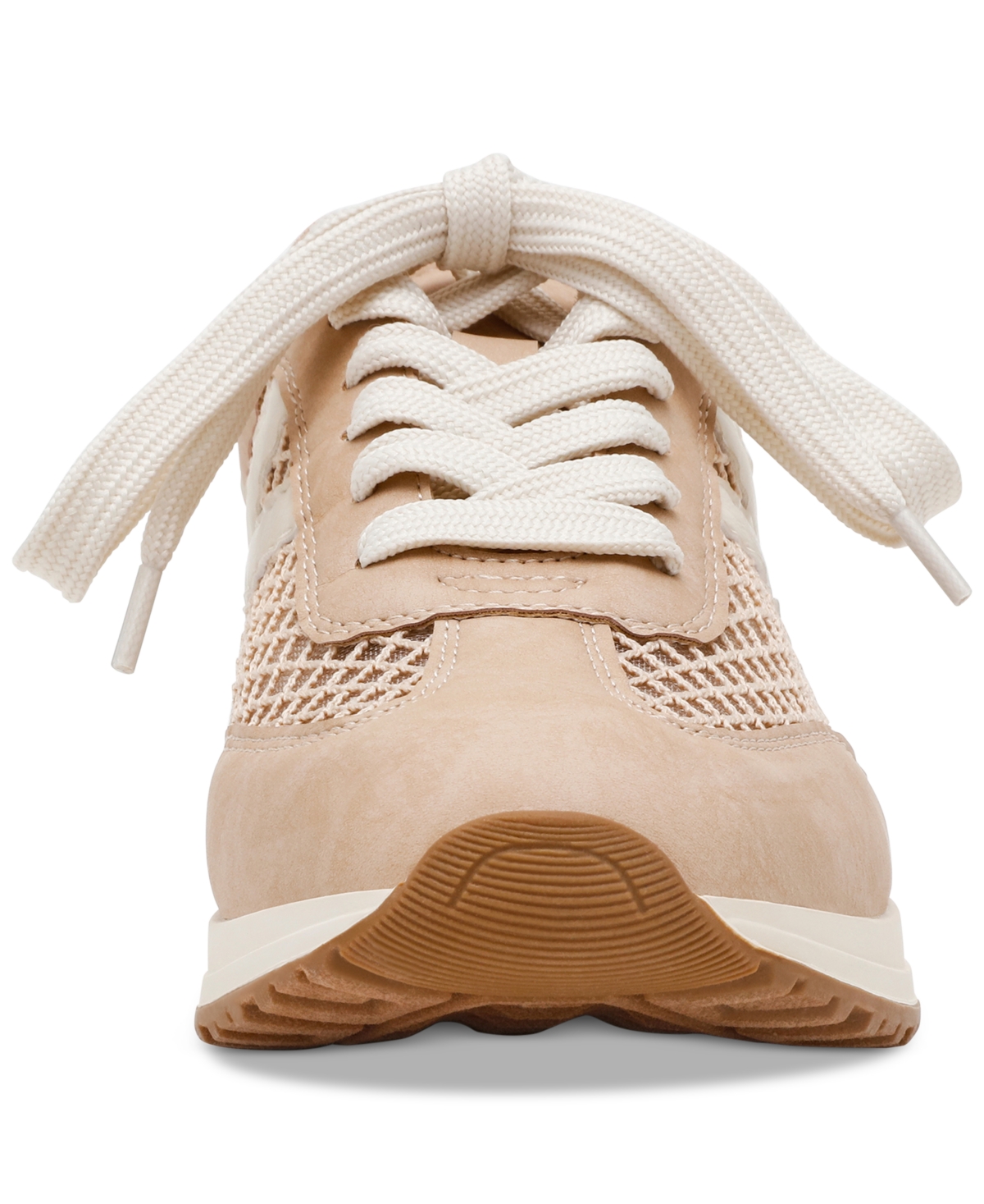 Dv Dolce Vita Women's Joque Mesh Sporty Retro Lace-up Sneakers In Camel