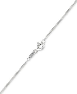 Marcasite & Purple Glass Stone 18" Pendant Necklace in Sterling Silver