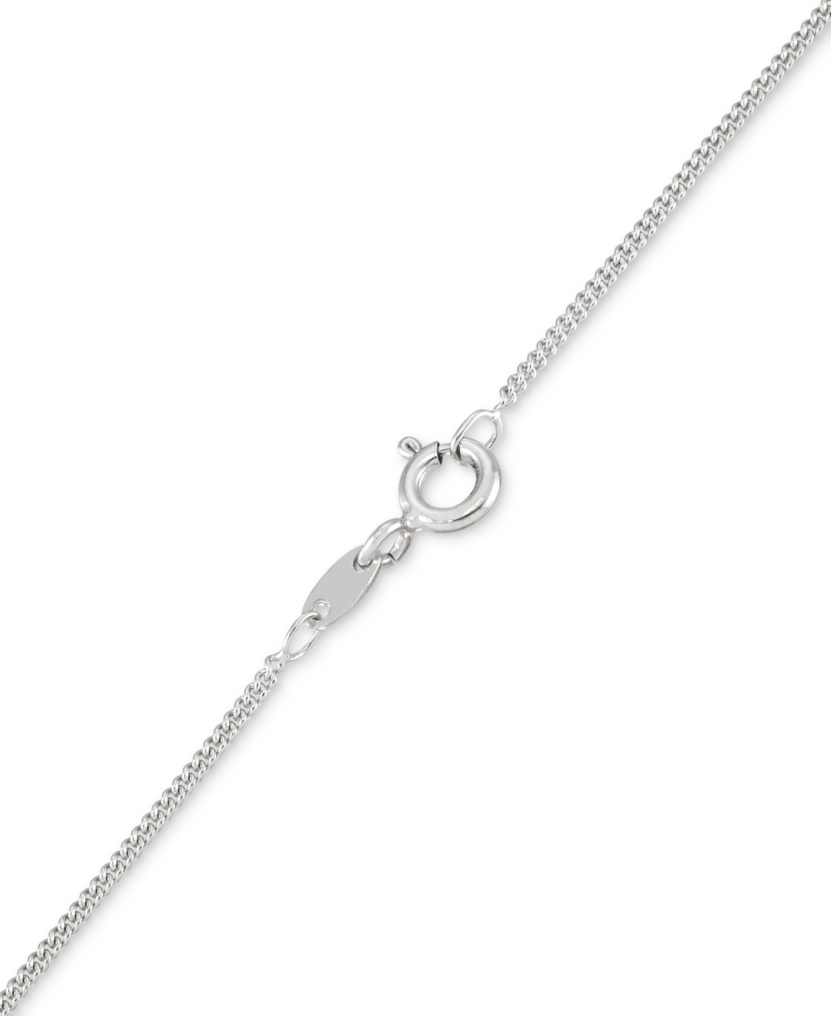 MACY'S AGATE (10-1/2 CT. T.W.) & MARCASITE (1/10 CT. T.W.) PENDANT 18" NECKLACE IN STERLING SILVER 
