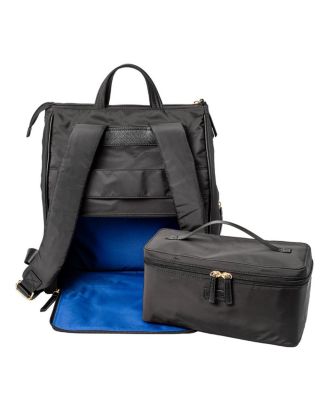 Convertible Organizational Amber Backpack with Lunch Bag