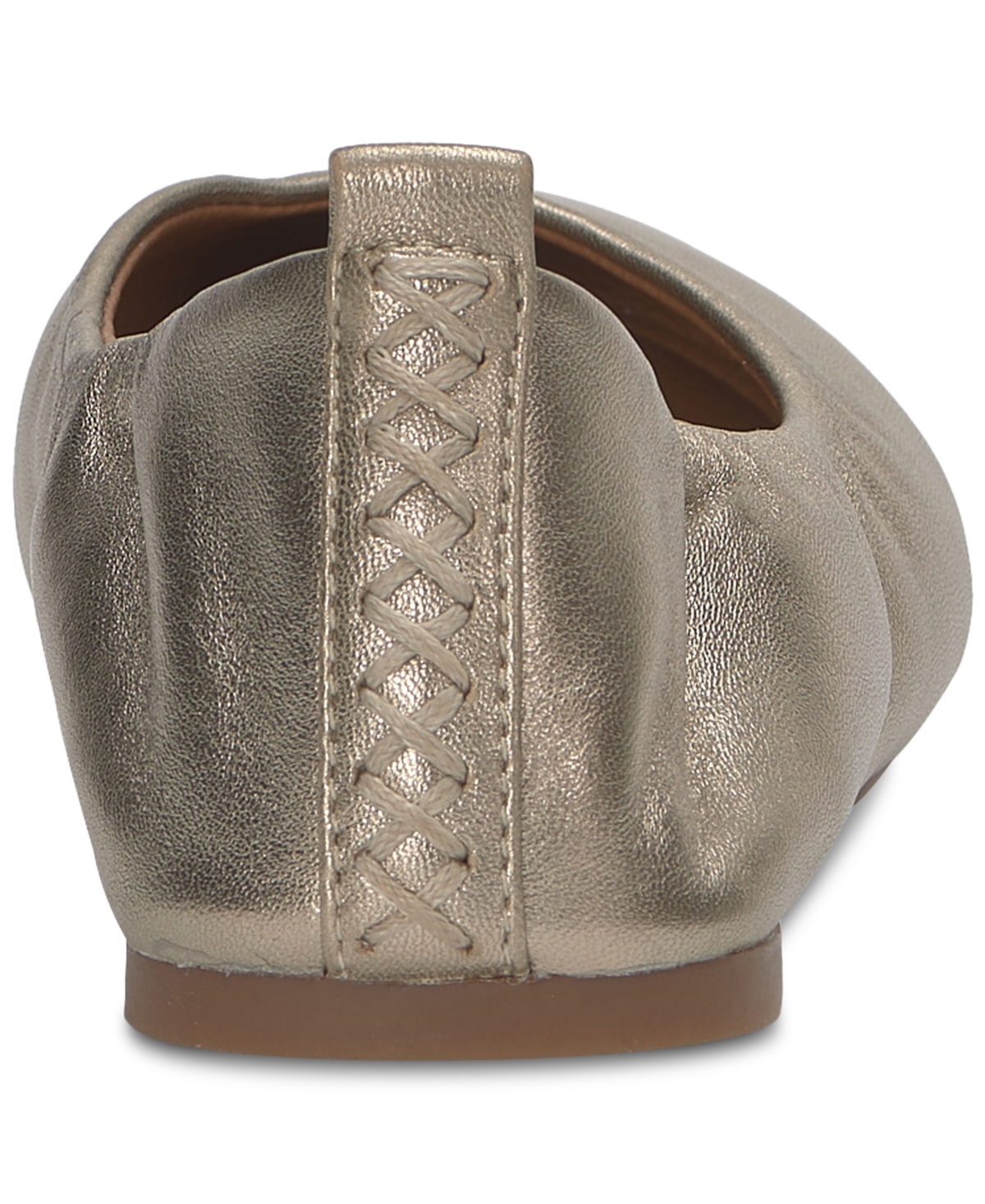Shop Lucky Brand Women's Emmielou Ballet Flats In Constellation Gold