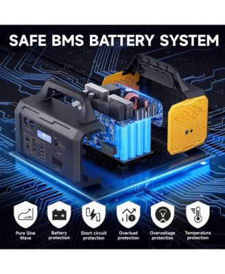 Portable Power Station 1000W 1024Wh Outdoor Solar Generator Fast Charging