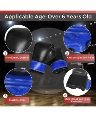 2 Feet Kids Gloves Skipping Rope Boxing Set