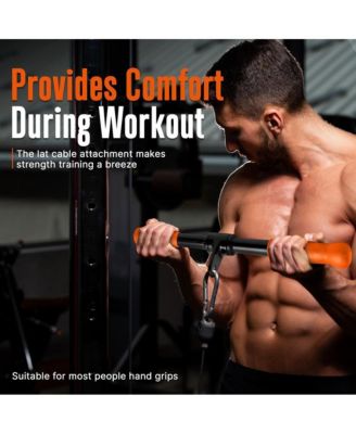 LAT Straight Pulldown Bar with Knurled Handle for Cable Machines