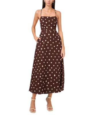 1.STATE Women's Linen Blend Printed Maxi Dress - Macy's