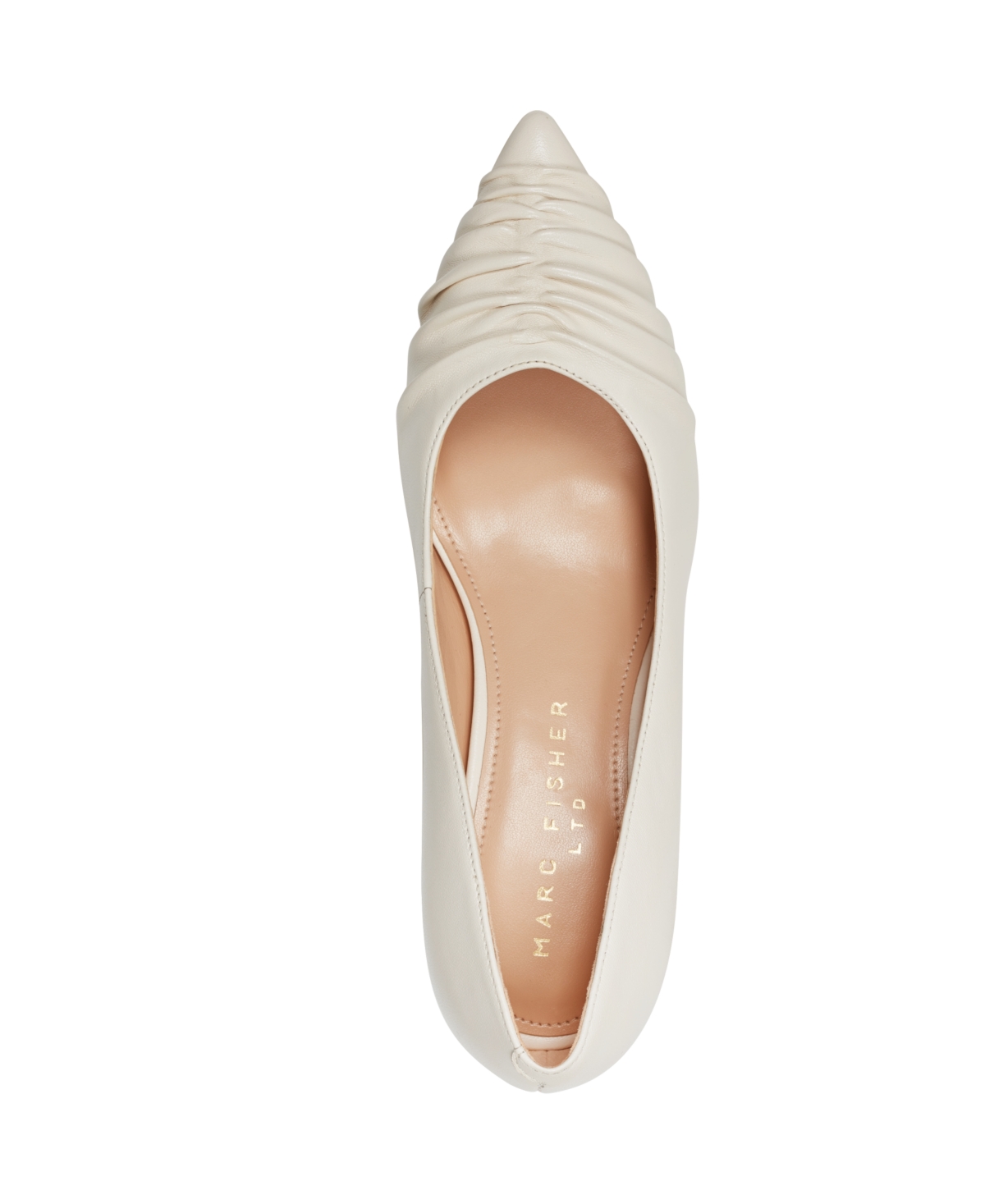 Marc Fisher Ltd Paria Pointed Toe Kitten Heel Pump In White