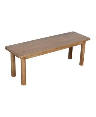 Bodhi 50" Rustic Solid Wood Dining Bench