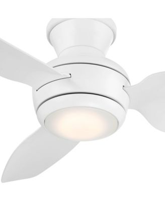 36" Whirl Modern Indoor Outdoor Ceiling Fan 3 Blade LED Light Remote Control Patio Hugger Fan