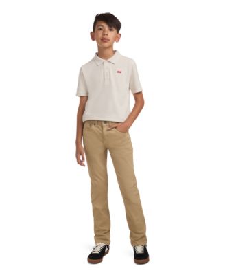 Big Boys 511 Slim Fit 5-Pocket Sueded Pants