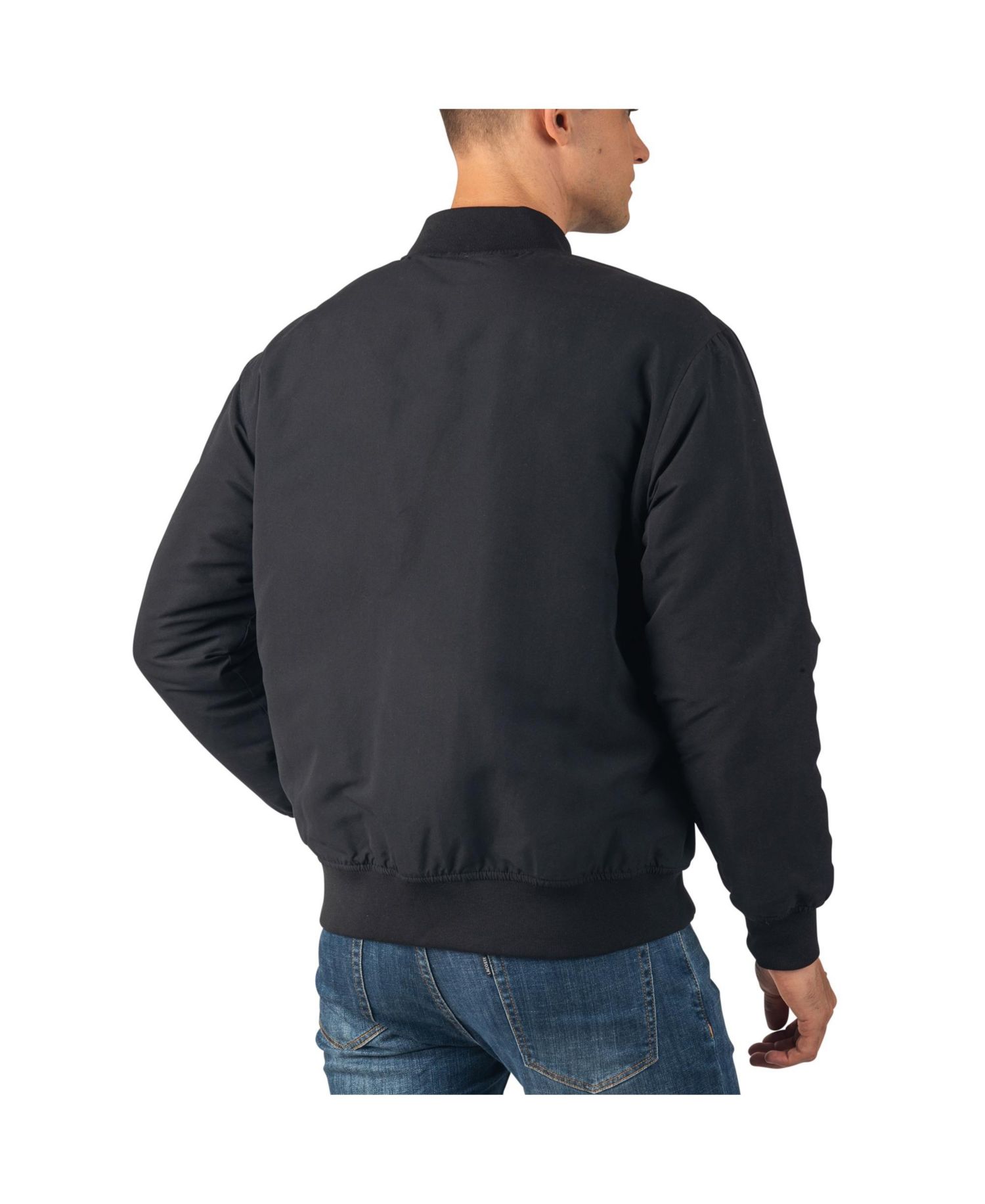 Men's Damon Bomber Jacket | Warm Quilted Flight Jacket with Pockets – Stylish Windbreaker for Casual & Layering | Versatile Outerwear