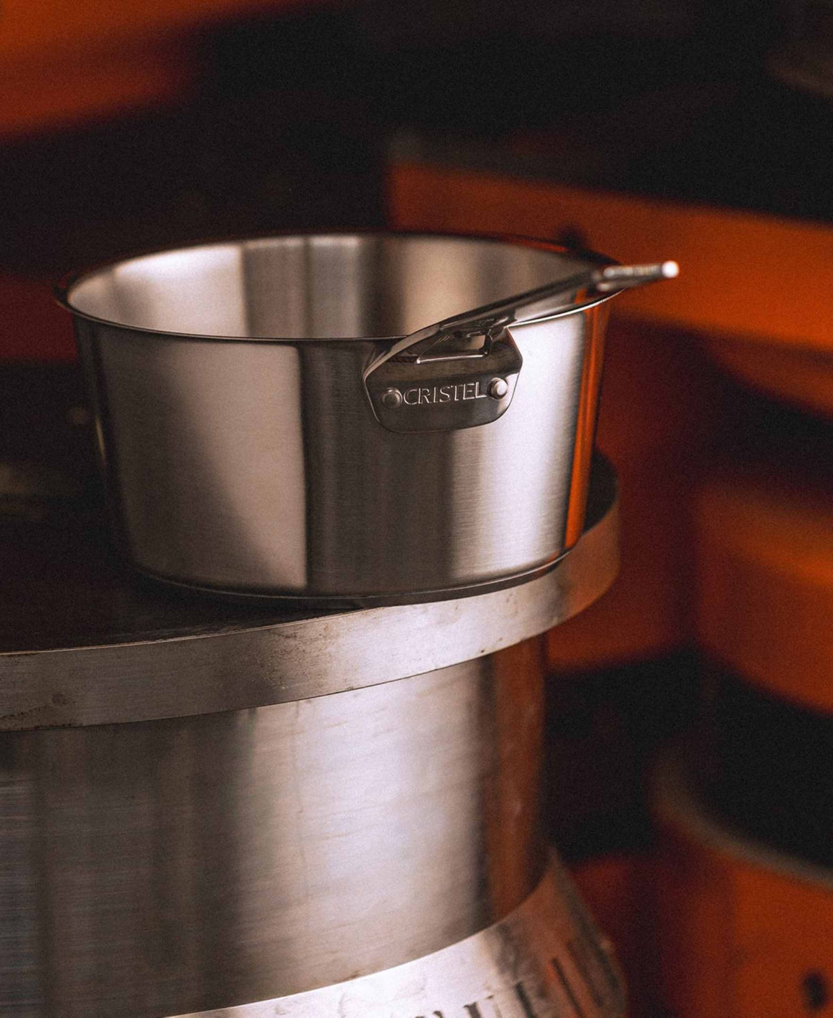 Cristel 3 Pc Stainless Steel Saucepans With Lids Set In No Color