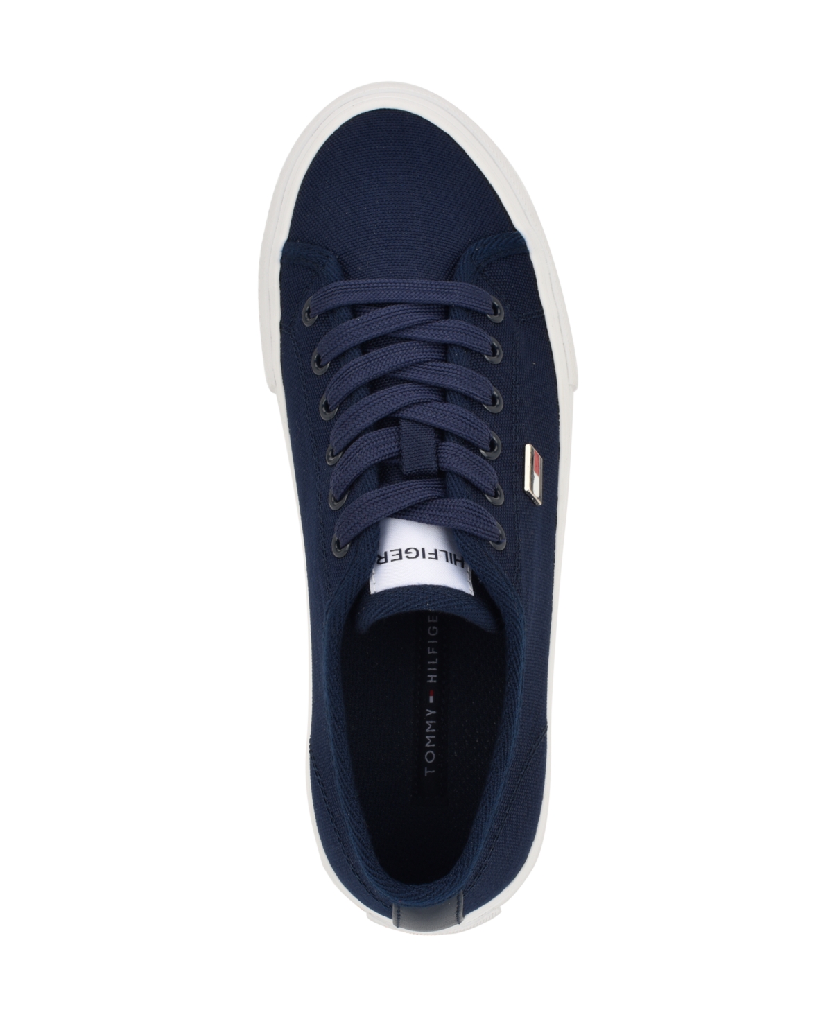 Tommy Hilfiger Women's Aressa Flag Lace-up Sneakers In Navy