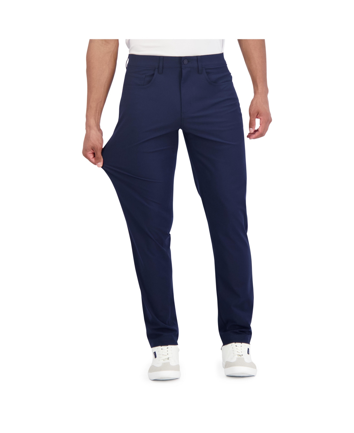 Ben Sherman Solid 4-way-stretch Tech Golf Pants In Navy
