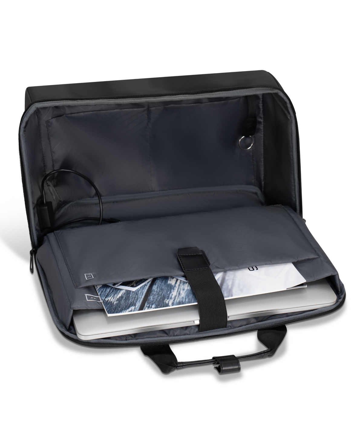 Champs Onyx Collection Laptop Bag In Black