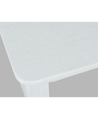 Eastern Tides Coastal Wire-Brushed Acacia Backless Counter Barstool (Set of 2)