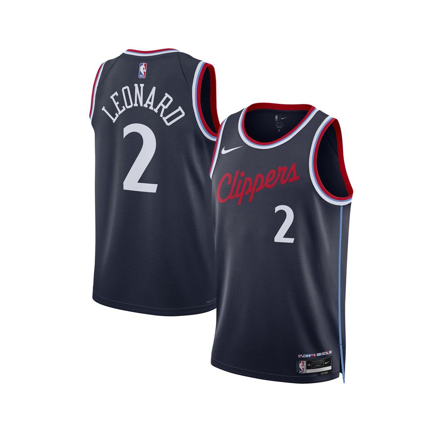 Men's and Women's Kawhi Leonard Navy LA Clippers 2024/25 Swingman Jersey - Icon Edition