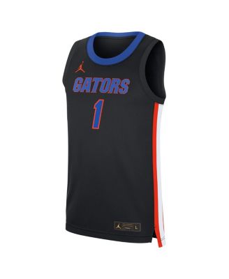 Men's 1 Black Florida Gators Alternate Replica Jersey