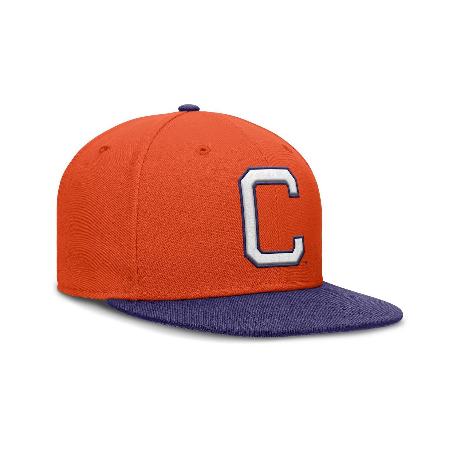 Men's Orange/Purple Clemson Tigers Two-Tone Primetime Performance Fitted Hat