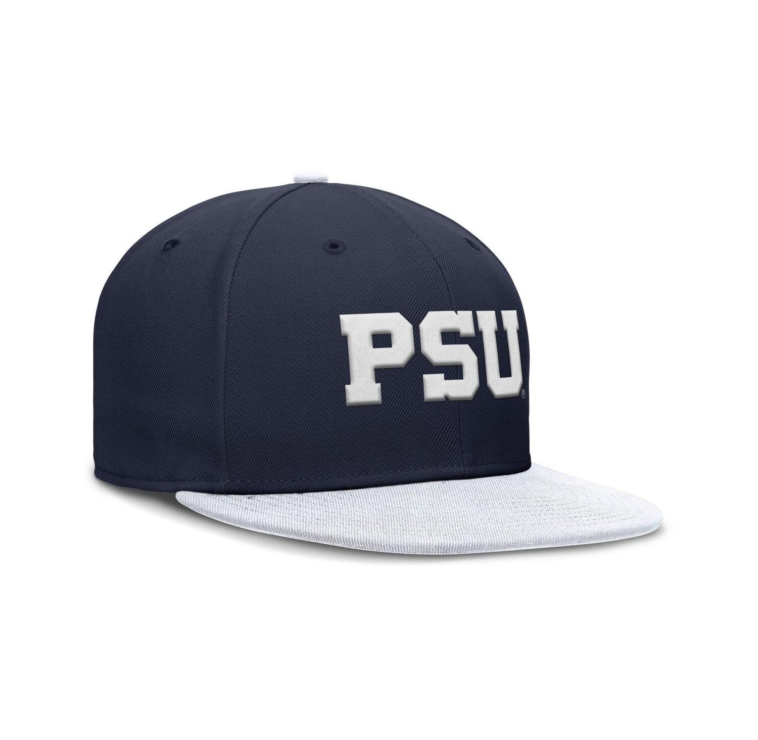 Men's Navy/White Penn State Nittany Lions Two-Tone Primetime Performance Fitted Hat