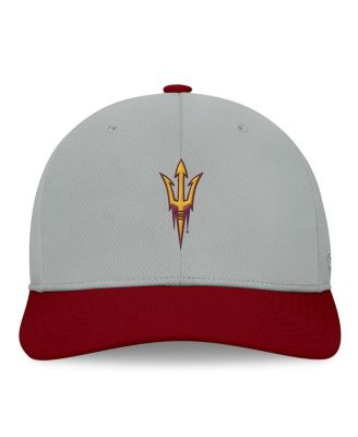 Men's Gray/Maroon Arizona State Sun Devils Mick Flex Hat