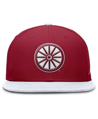 Men's Crimson/White Oklahoma Sooners Two-Tone Primetime Performance Fitted Hat