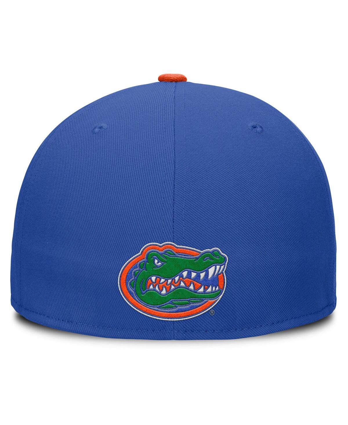 Jordan Men's Royal/orange Florida Gators Two-tone Primetime Performance Fitted Hat In Royal,orange