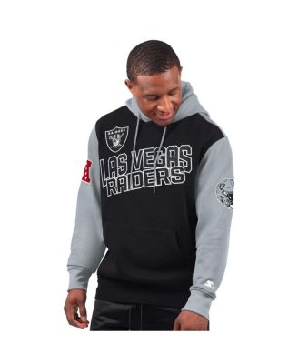 Starter - Men's Black Las Vegas Raiders Extreme Pullover Hoodie