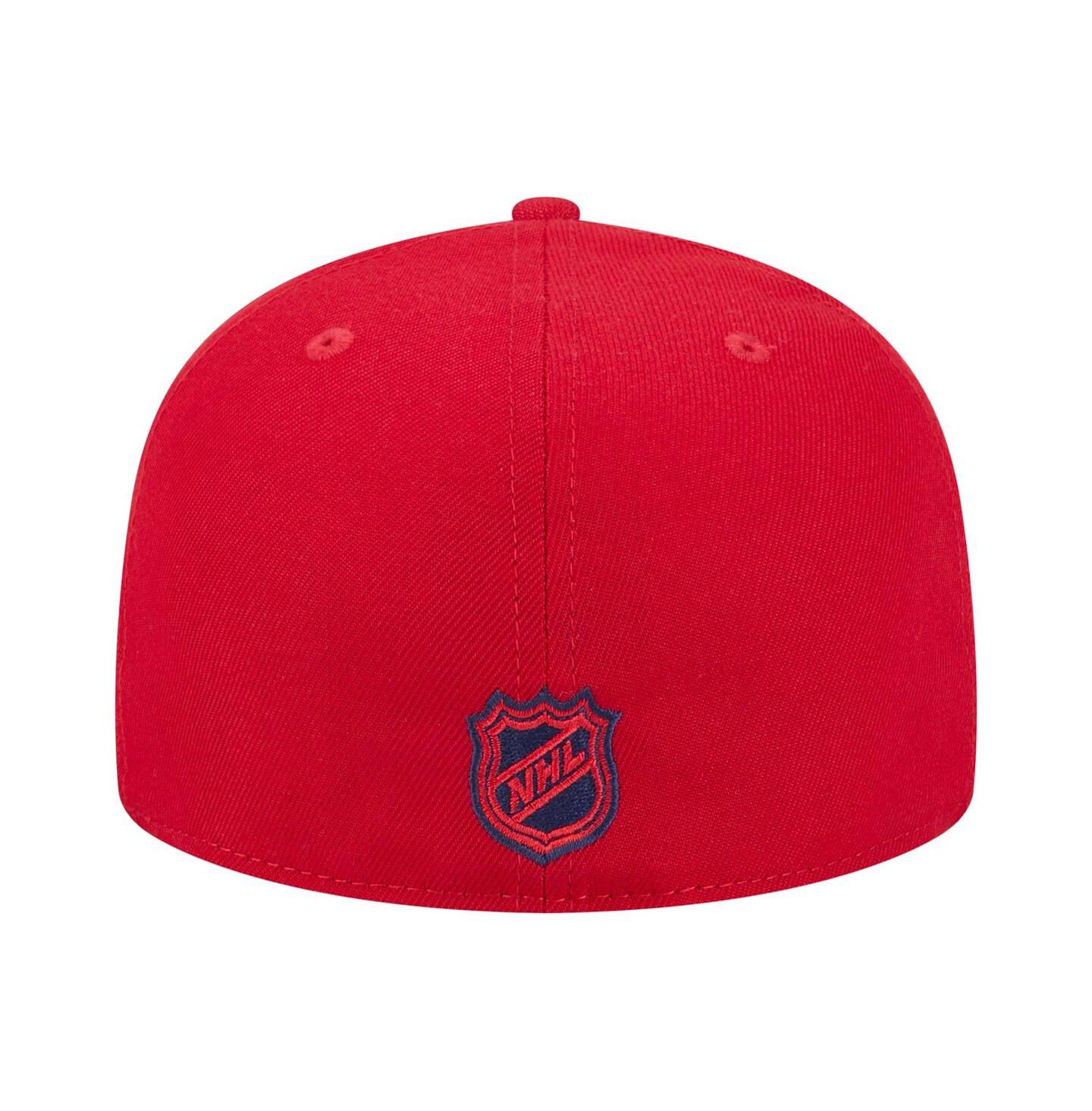 Мужская кепка New Era Red Washington Capitals Core 59FIFTY Fitted Hat — фото 2