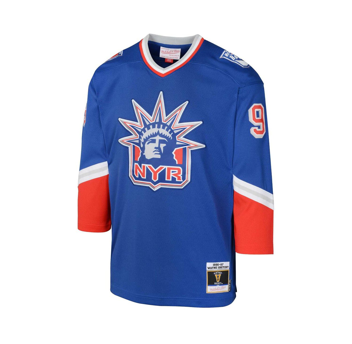 Big Boys and Girls Wayne Gretzky New York Rangers 1996/97 Blue Line Player Jersey